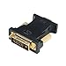 CableDeconn DVI VGA Adapter, Active DVI-D 24+1 to VGA Link Video Adapter Cable Converter for PC DVD Monitor HDTV (E0401)