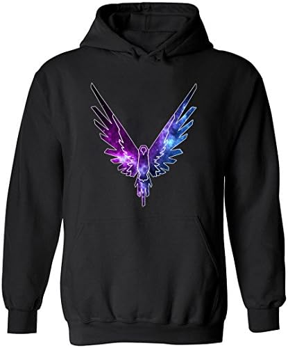 LoganPaulFun Mens Maverick Logo Hoodie Logan Paul Sweatshirt Parrot Logo Pullover