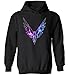 LoganPaulFun Mens Maverick Logo hoodie Logan Paul and Jake Paul Sweatshirt Parrot Logo Pullover Black
