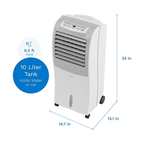 hOmeLabs Evaporative Cooler Cooling Fan with 3 Wind Modes, 3 Speeds