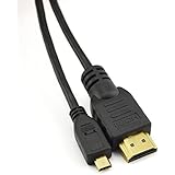Laptone Premium Micro Hdmi to Hdmi Cable to Connect E-Readers/Tesco HUDL to TV LCD HDTV