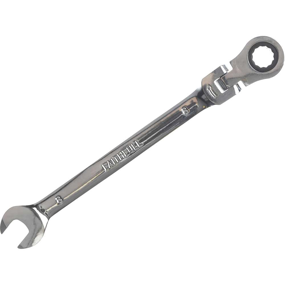 Faithfull SPARAT9 Flex Head Ratchet Combination Spanner