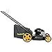 Poulan Pro 961320098 PR550N21RH3 Briggs 550ex Side Discharge/Mulch/Bag 3-in-1 Hi-Wheel Push Mower in 21-Inch Deck, 11-inch wheels