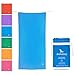 Dock & Bay Quick Drying Towel - for Sports & Gym - Compact, Lightweight - 100% Recycled - Includes Bag - Classic - Niagara Blue (2021), Large (160x90cm, 63x35)