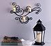 Candle Impressions Modern Bronze Scroll Candle Holder with 3 Real Wax Flameless Candles