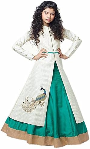 Designer Wear Embroidered Gowns for Girls (Fully Stiched) (30 (9/11 years))