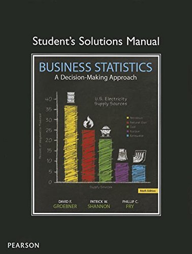 "Business Statistics Student Solutions Manual" - Image 2