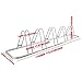 CyclingDeal 5 Bicycle Floor Type Parking Rack Stand - for Mountain and Road Bike Indoor Outdoor Nook Garage Storage