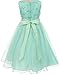Dreamer P Sleeveless Sequins Rhinestones Tulle Pageant Flower Girl Dress