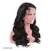 Suerkeep Unprocessed Brazilian Virgin Hair 10 inch Body Wave Human Hair Lace Frontal Wigs with Baby Hair Natural Wave Wigs for Black Women 150% Density Glueless Wavy Lace Frontal Wig Pre Plucked