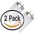 (2 Pack) GE F20T12/CW Straight T12 Fluorescent Tube Light Bulb - 24 Inch