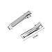 BronaGrand 100 PCS Silver Alligator Hair Clip Flat Top with Teeth for Arts & Crafts Projects, Dry Hanging Clothing, Office Paper Document Organization,Hair Care(1.26 Inch)
