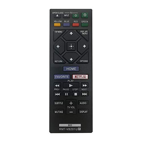 Photo 1 of New Replacement Sony Blu-Ray Remote Control RMT-VB201U for Sony BD Disc DVD 4K 3D Player Remote Control Universal BDP-S3500 BDP-S3700 BDP-170S BDP-S17