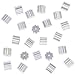 1 X 500 Petal Style and Ridge Style Rubber Earring Backs Combo