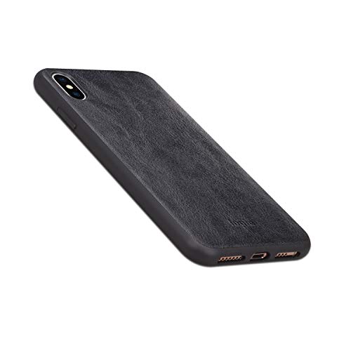 lopie [Triple Series Case for iPhone Xs Max PU Leather Wallet Cover Detachable [2 in 1 Design] [Kickstand Feature] [Hand Strap] [Magnetic Closure] 6.5" iPhone Xs Plus Folio Flip Case - Black - Thumbnail 2