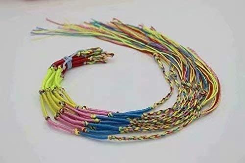 LinZhe 20 x Hippie Style Braided Thread Friendship Bracelets Wrist Ankle Bracelet-Radom Color