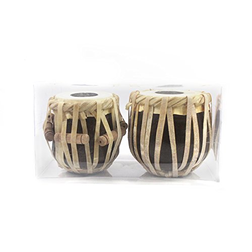 India Meets India Thanksgiving Handicraft 4" Tabla Drum Set 5 Years Kids, Student Tabla Set, Best Gifting Made by Awarded Indian Artisan