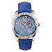 WASTIME Women's Watch Fashion Quartz Analog Leather Strap Water Resistant Wrist Watches for Lady Girl – Blue