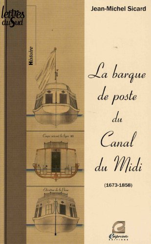 La  barque de poste du canal du Midi
