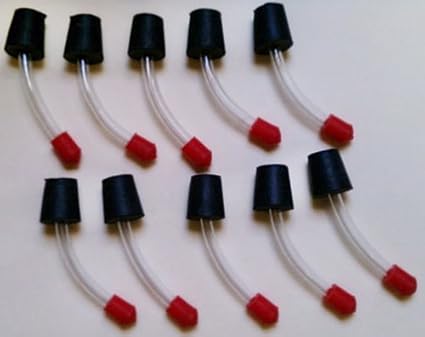 10 Deluxe Hummingbird Feeder Tubes And Stoppers With Bb Amazon Co