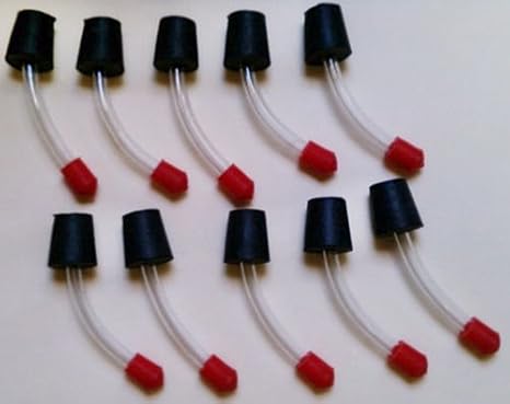 10 Deluxe Hummingbird Feeder Tubes And Stoppers With Bb Amazon Co