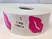 Perforated Lips Tanning Stickers, Roll of 1000