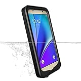 Galaxy Note 5 Waterproof Case, Vcloo Galaxy Note 5 Underwater Case With Kickstand, Dust Proof, Snow Proof, Shock Proof Case, Heavy Duty Protective Carrying Cover Case for Galaxy Note 5 (Black)