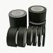 JVCC Black Masking Tape (JV497): 2 in. (48mm actual) x 60 yds. (Black)