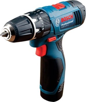 Bosch 06019F30K4 GSB-120 - Li Cordless Drill Driver, (Blue)