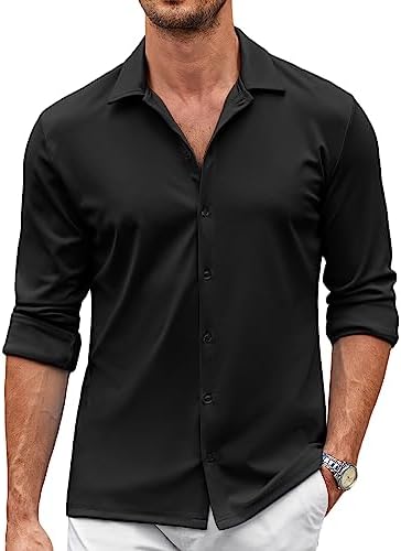 fitted lace wedding dress Amazon.com: EOUOSS Men's Muscle Fit Dress Shirts Athletic Slim Fit Long  Sleeve Stretch Wrinkle-Free Casual Button Down Shirt White X-Small :  Clothing, Shoes & Jewelry