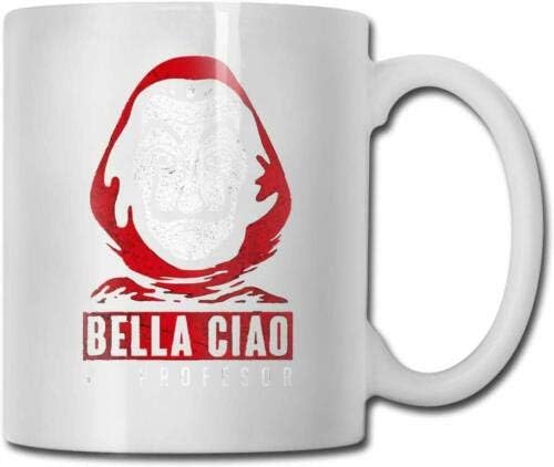 Bella Ciao El Profesor Casa De Papel Cups 11oz Printed Coffee Mug Tee Cup