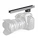 Movo DSE8 Adjustable Cold Shoe Extension Bar - Cold Shoe Rail for DSLR Accessories - Lights, Monitors, Microphones, and More (8
