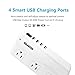 GEEKPRO® 200W International Travel Power Converter 220V to 110V With 4 ports Smart USB Charger with UK,US,AU,EU Plug