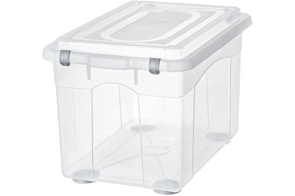 Sanremo - Caixa Organizadora Plástica de 56,1 Litros e Tampa com Travas, Linha Top Stock