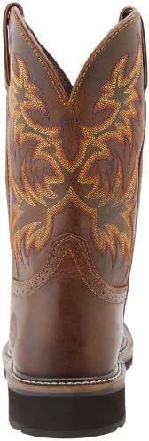 justin men's stampede steel toe work boots