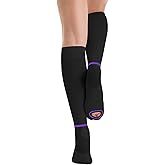 T.E.D. Anti Embolism Stockings Thigh High Knee High for Women Men, 15-20 mmHg Compression TED Hose with Inspect Toe Hole