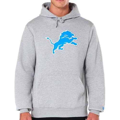New Era NFL Detroit Lions Hoodie Men & Women Grey Size L