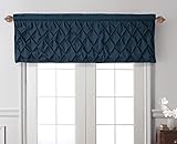 VCNY Home Carmen Tailored Window Valance, Window Treatment, 60