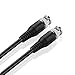 TNP SDI Cable Connectors RG6 Coaxial Cable Male to Male - Heavy Shielding, BNC to BNC Cord Connectors, HD SDI BNC Cable, Long Cable Cord, 75 Ohm Cable, 6FT