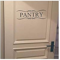 Ccfqiangtie Pantry Door Stickers Default Letter Quotes Self