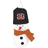 FOCO Cincinnati Bengals NFL 3.5 inch Snowman Holiday Ornament