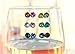 Bliss Home Elegant Multicolor Swarovski Crystal Magnetic Wine Glass Charms - Drink Markers for Wine, Champagne, Beer and Cocktail Glasses (Set of 12) - Box Included for Storage or Gifting