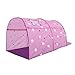 Alvantor Starlight Bed Canopy Dream Kids Play Tents Playhouse Privacy Space Twin Sleeping Indoor Stars Boys Girls Toddlers Pop Up Portable Frame Curtains Pink, Patent Pending
