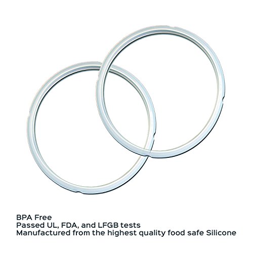 UPC 853084004859, Genuine Instant Pot Sealing Ring 2 Pack Clear, Mini 3 Quart