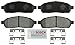 BOSCH BSD1011 Severe Duty Drum Brake Pad Set - Compatible With Select Ford F-150; Lincoln Mark LT; FRONT