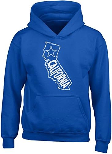 California - Girl Girls Hoodie Kids Xl Royal