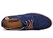 DADAWEN Men's Classic Suede Leather Oxford Dress Shoes Business Casual Shoes Blue US Size 9.5