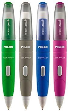 Milan Compact 0.7 mm Mechanical Pencil &amp; Eraser - pack of 4 in assorted colors
