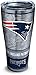 Tervis Triple Walled NFL New England Patriots Insulated Tumbler Cup Keeps Drinks Cold & Hot, 30oz - Stainless Steel, Edge