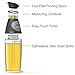 Avvio Olive Oil Dispenser Bottle - Leakproof Glass Oil Bottle– 17 Oz Glass Cruet No Drip Pourer Spout – Olive Oil Dispensing Bottle with Measurements for Olive, Cooking, Vegetable Oil Vinegar